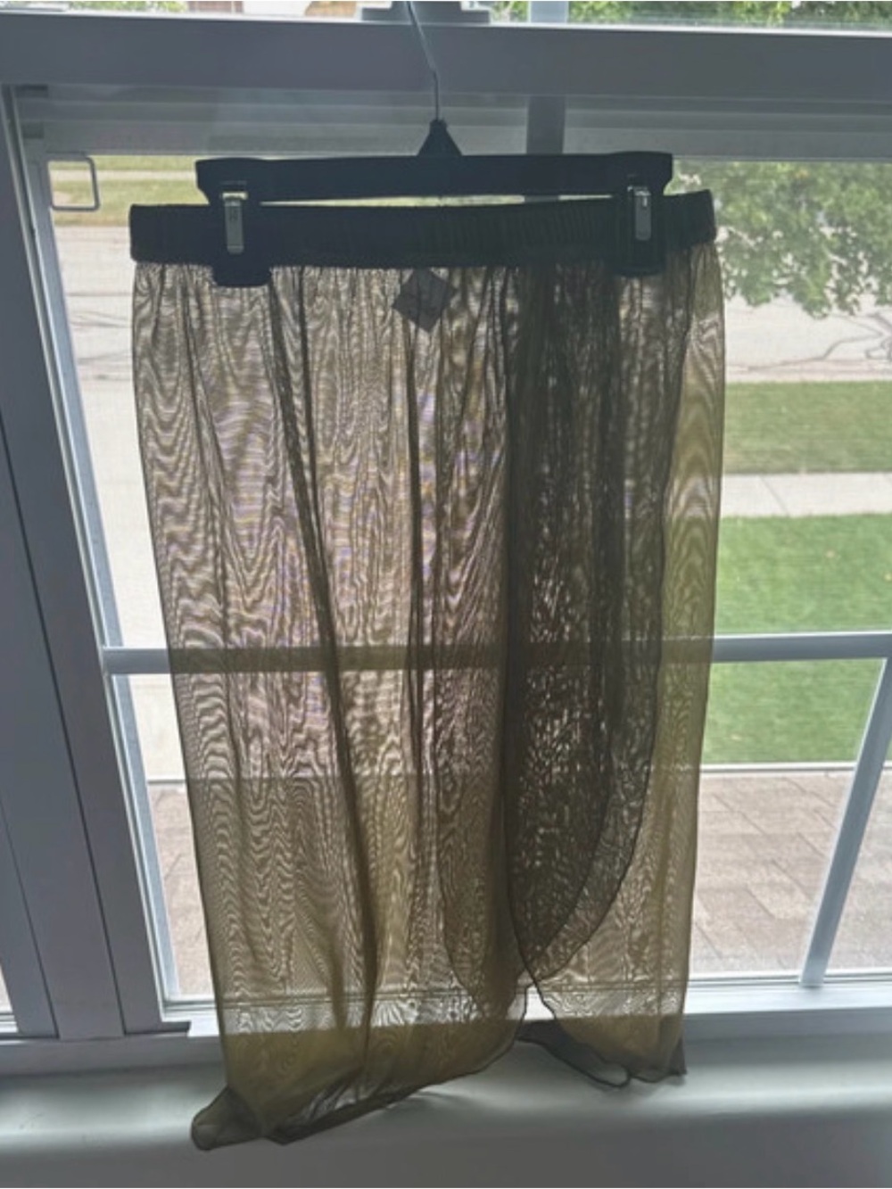Lyrical Sheer Olive Green Dance Skirt